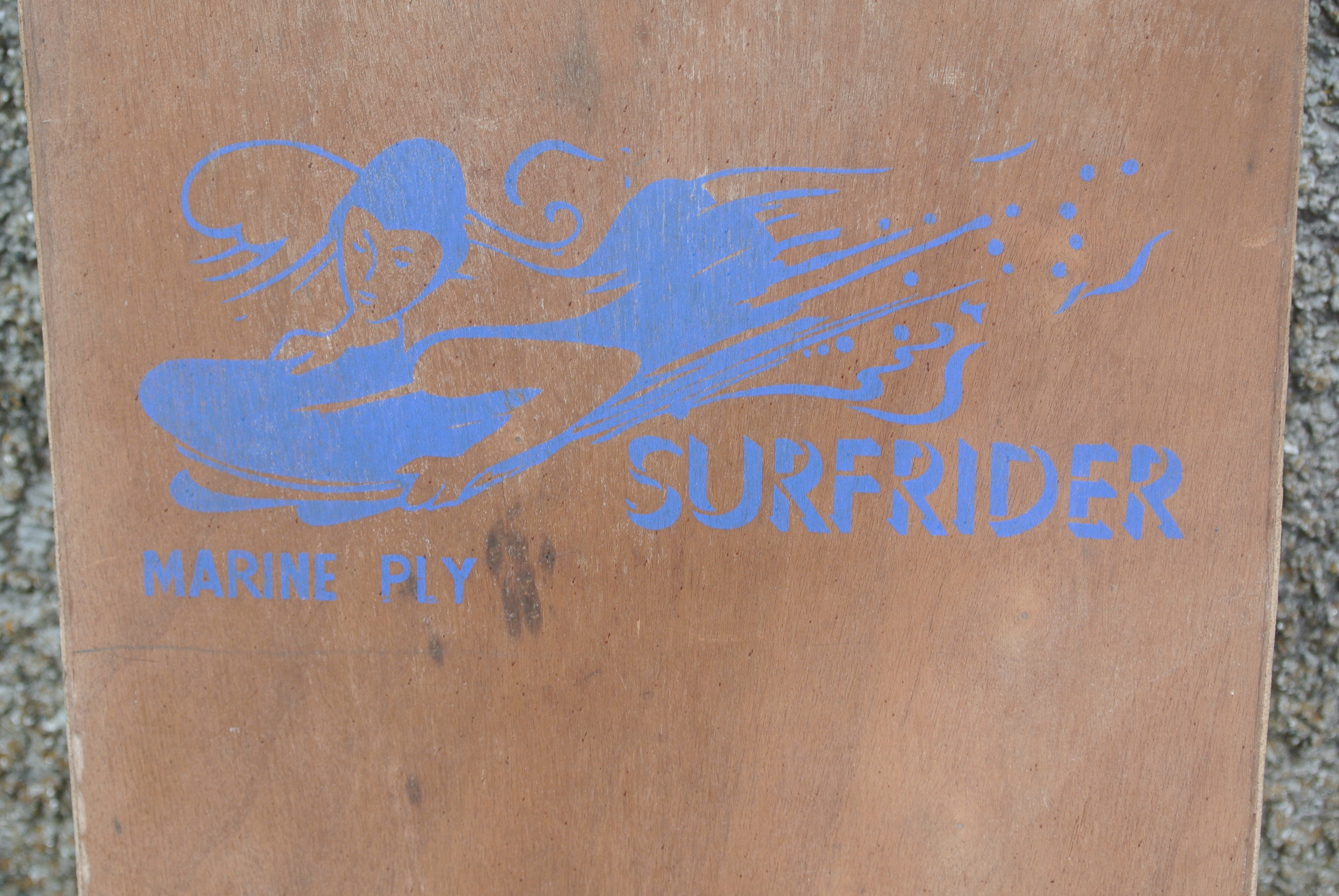 COLLECTABLES - A vintage early surfboard/ belly bo - Image 2 of 2