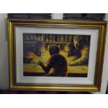 LEO CASEMENT - An original framed oil painting by