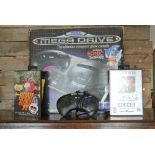 VIDEO GAMES - An vintage Sega Mega Drive in origin