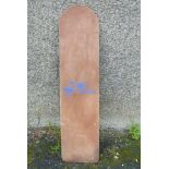 COLLECTABLES - A vintage early surfboard/ belly bo