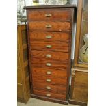 FURNITURE/ HOME - A stunning antique pine bank of