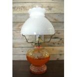 COLLECTABLES - A vintage/ antique clear glass oil