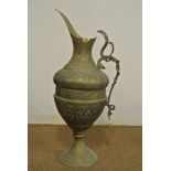 COLLECTABLES - An unusual large brass decorative I