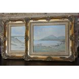 ARTWORK - A collection of 2 framed oil paintings b
