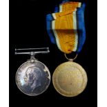 WWI Medals - Private H Gosney, Somerset Light Infantry, 31964 British war medal and victory medal,