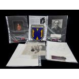 Military Interest - Items relating to William Reid, Victoria Cross holder, a photograph of Bill Reid