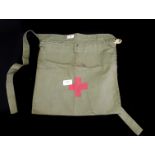 Militaria Interest - An American Red Cross Metuchen chapter N.J Red Cross canvas bag
