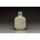 A white jade snuff bottle
