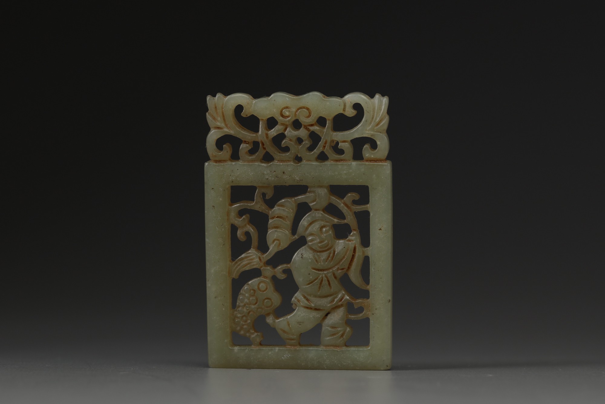 Three jade pendants - Image 6 of 7