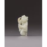 A Chinese jade figure