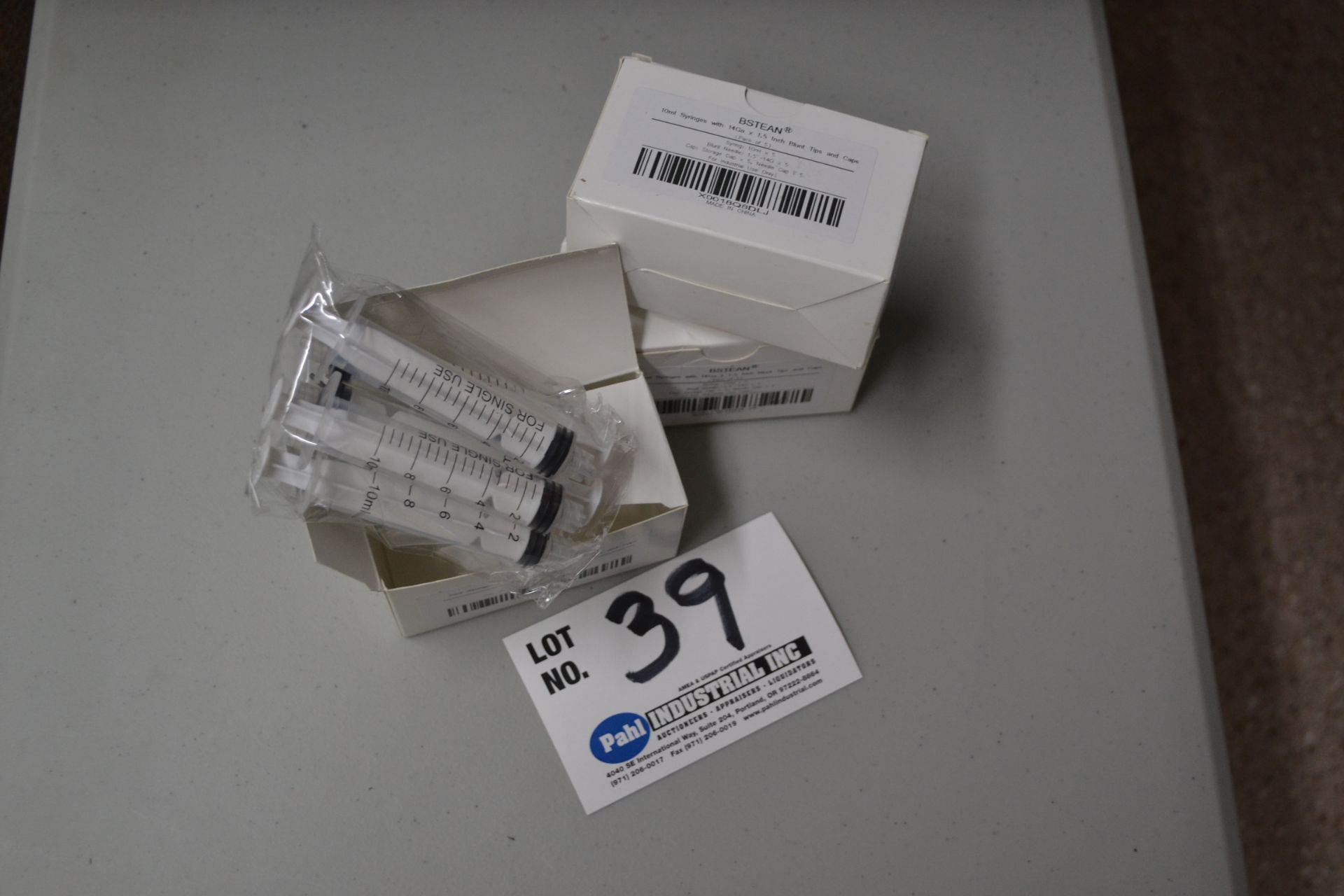 (3) boxes Syringes w/14 gauge X 1.15" blunt tips & caps (5 per box - total 15)