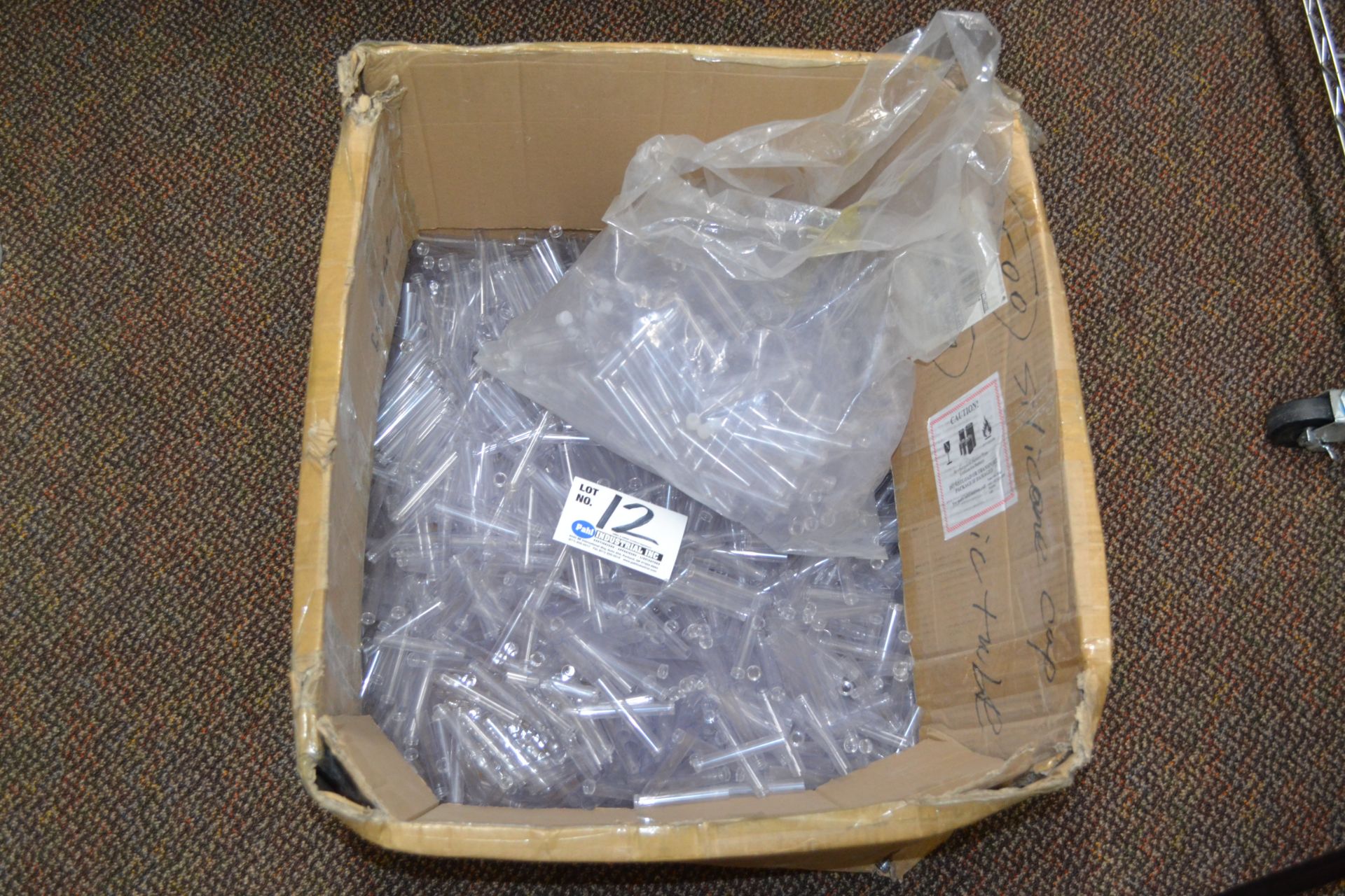 Large box of approx. 2000 Silicone tubes 3" X 1/4"