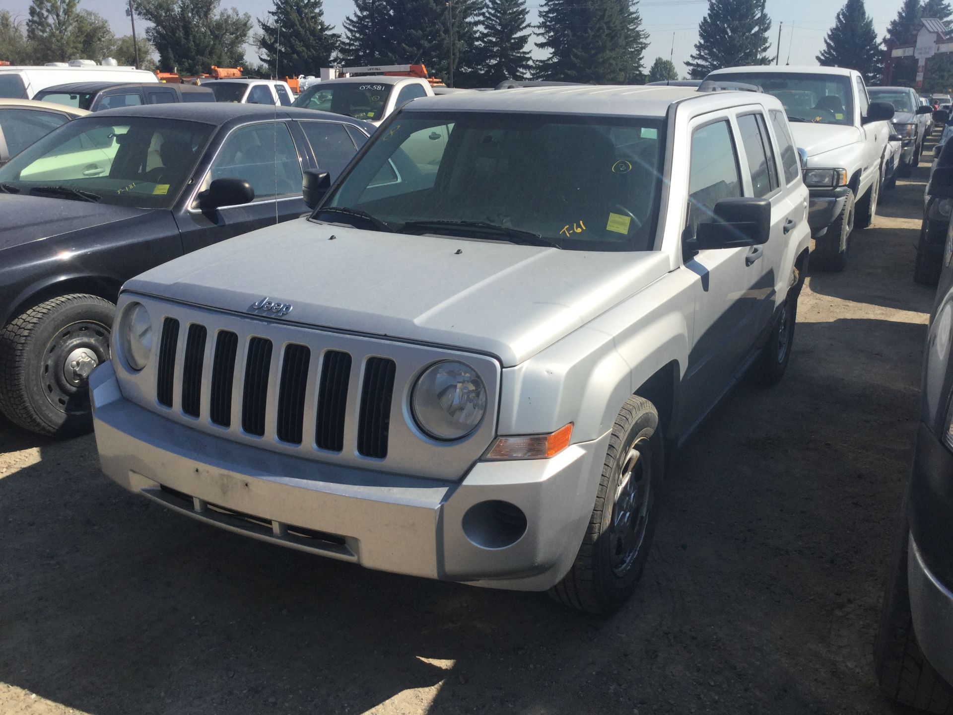 Year: 2008 Make: Jeep Model: Patriot Type: SUV Vin#: 756864 Mileage/Hours: 136696 2.0L, FWD, auto,