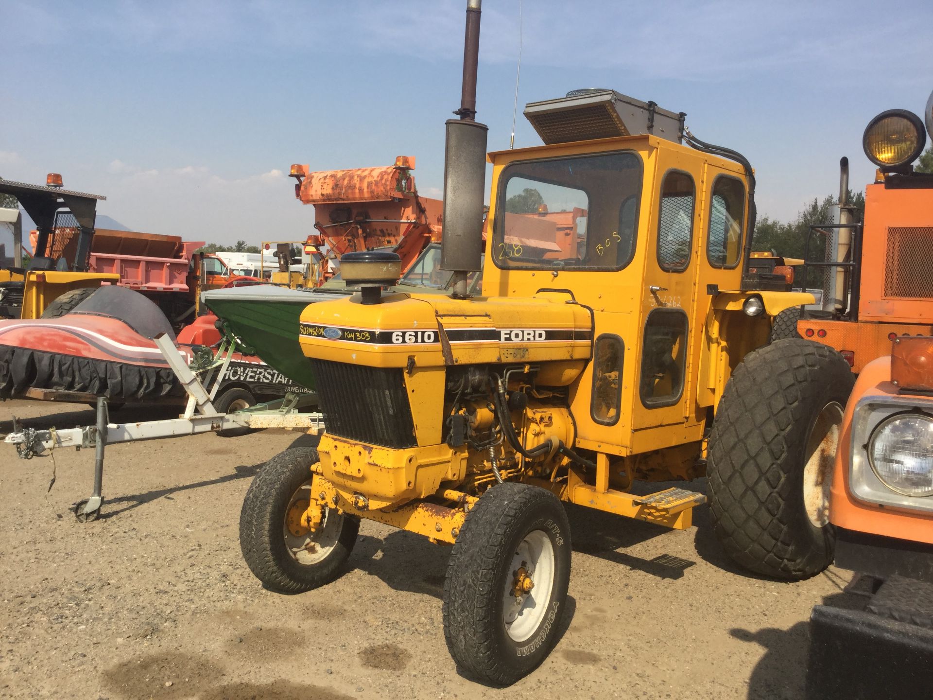 Year: 1993 Make: Ford Model: 6610 Type: Tractor Vin#: 49504 Mileage/Hours: 2835 HRS 8 spd tractor