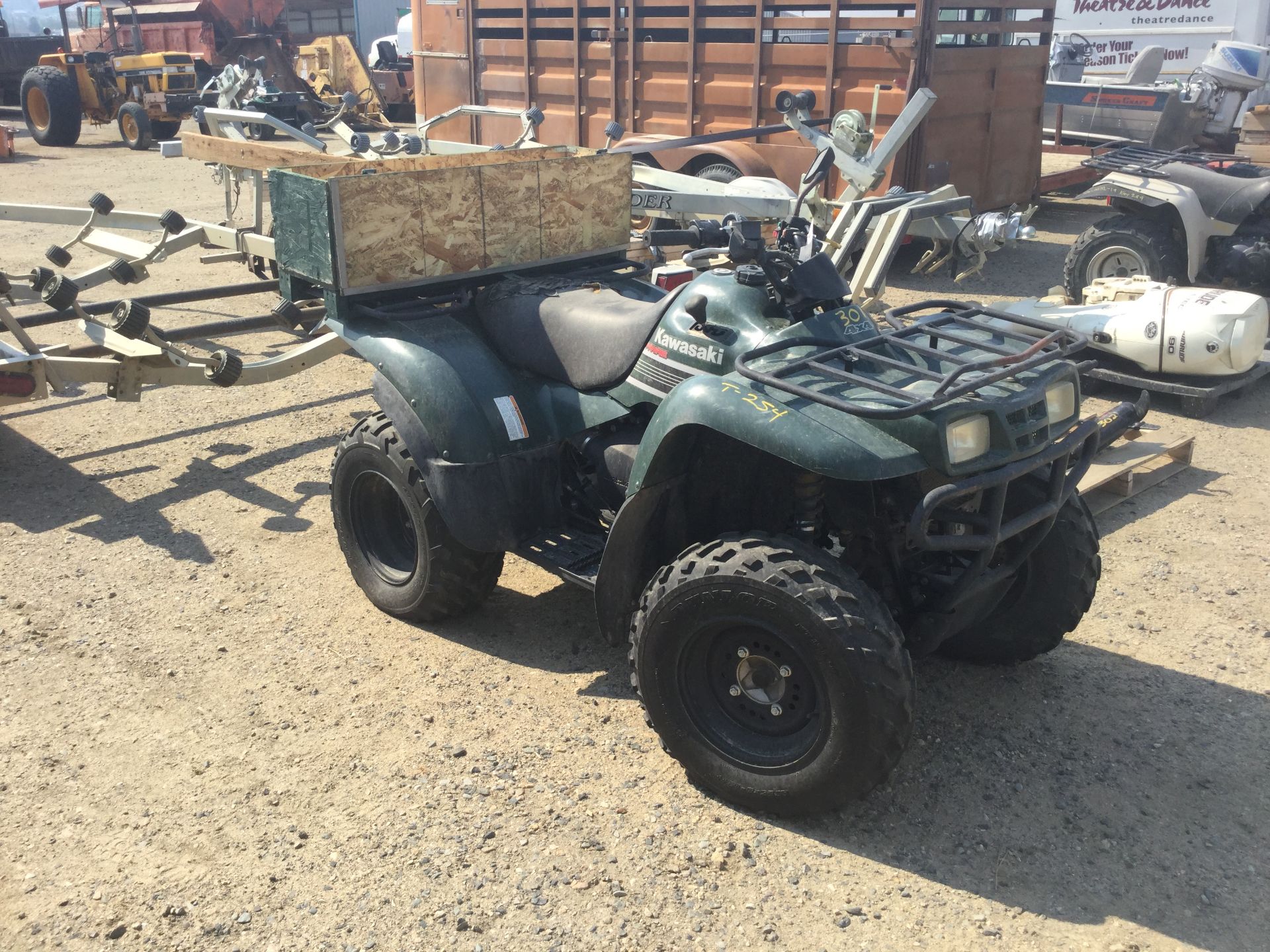 Year: 2008 Make: Kawasaki Model: Prairie 360 Type: ATV Vin#: 573178 Mileage/Hours: No Meter 360 4x4