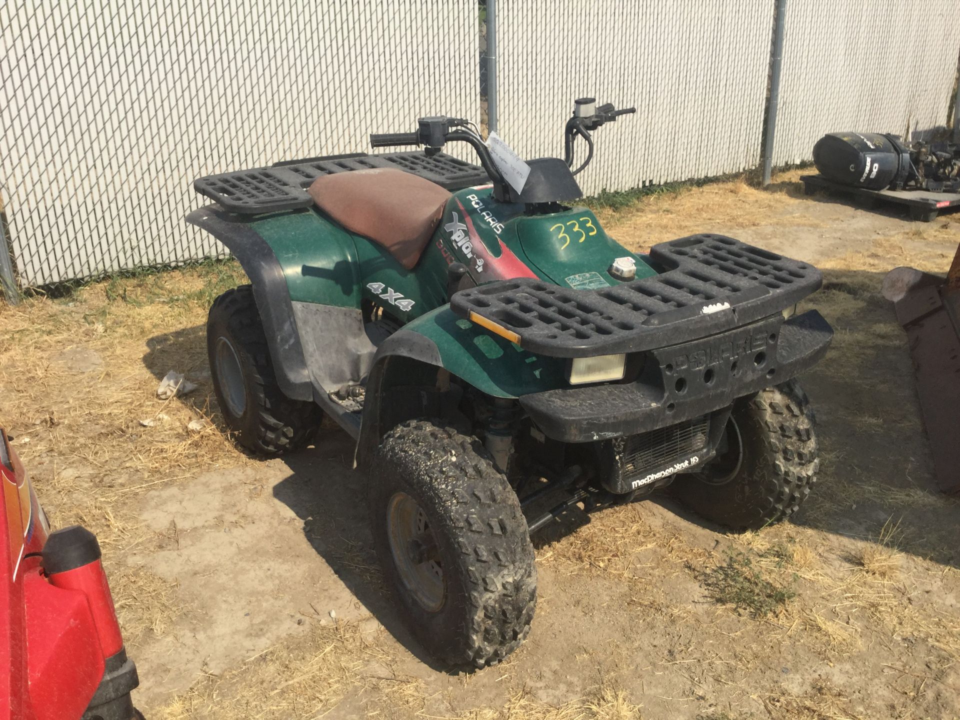 Year: 1997 Make: Polaris Model: Explorer 300 Type: ATV Vin#: 74506 Mileage/Hours: No Meter