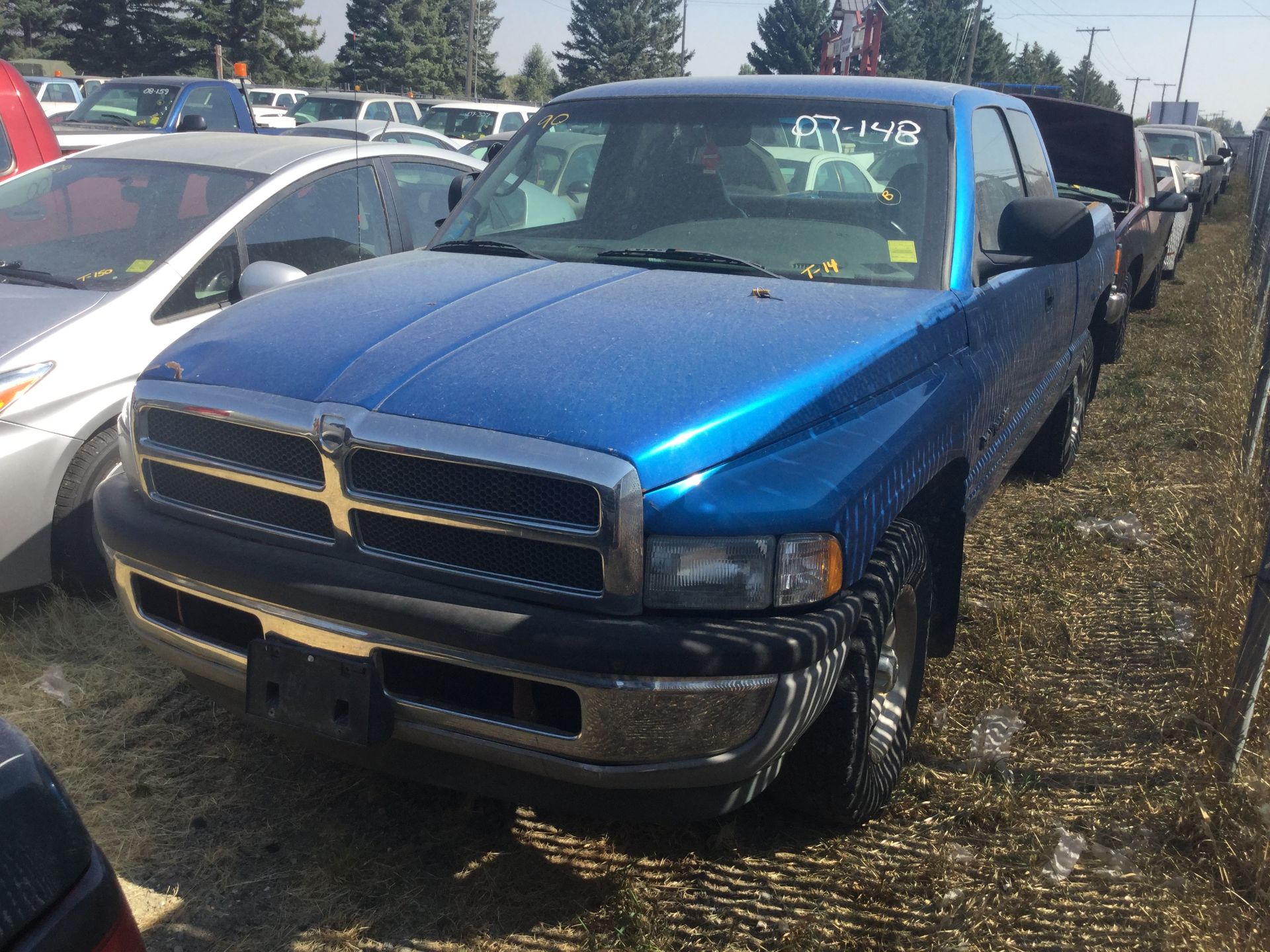 Year: 1999 Make: Dodge Model: 1/2T Type: Pickup Vin#: 180424 Mileage/Hours: 210426 5.2L, 2WD, XC,