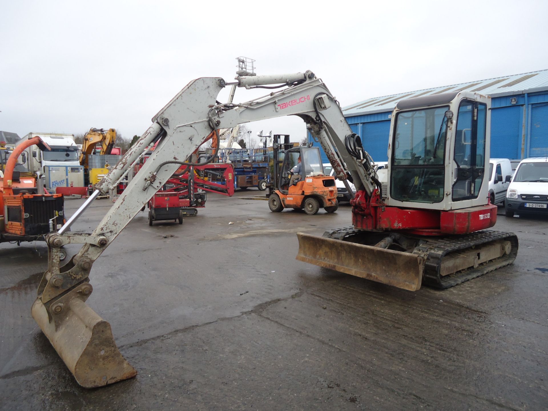 2008 Takeuchi TB153FR Zero Tail Swing Excavator - Image 8 of 20