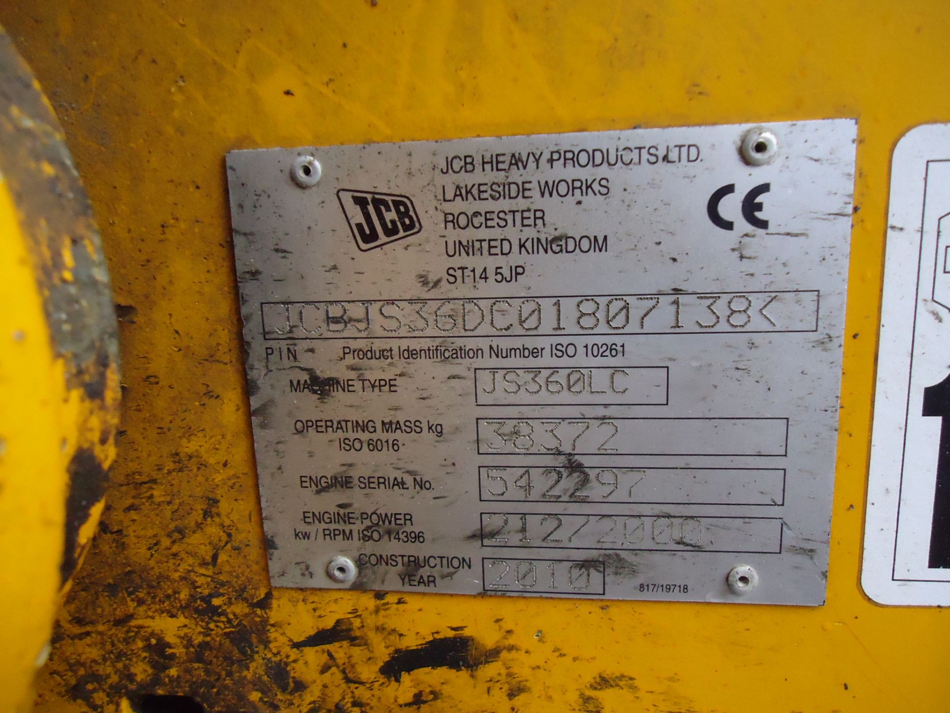 2010 JCB JS360LS 36T Excavator - Image 23 of 27