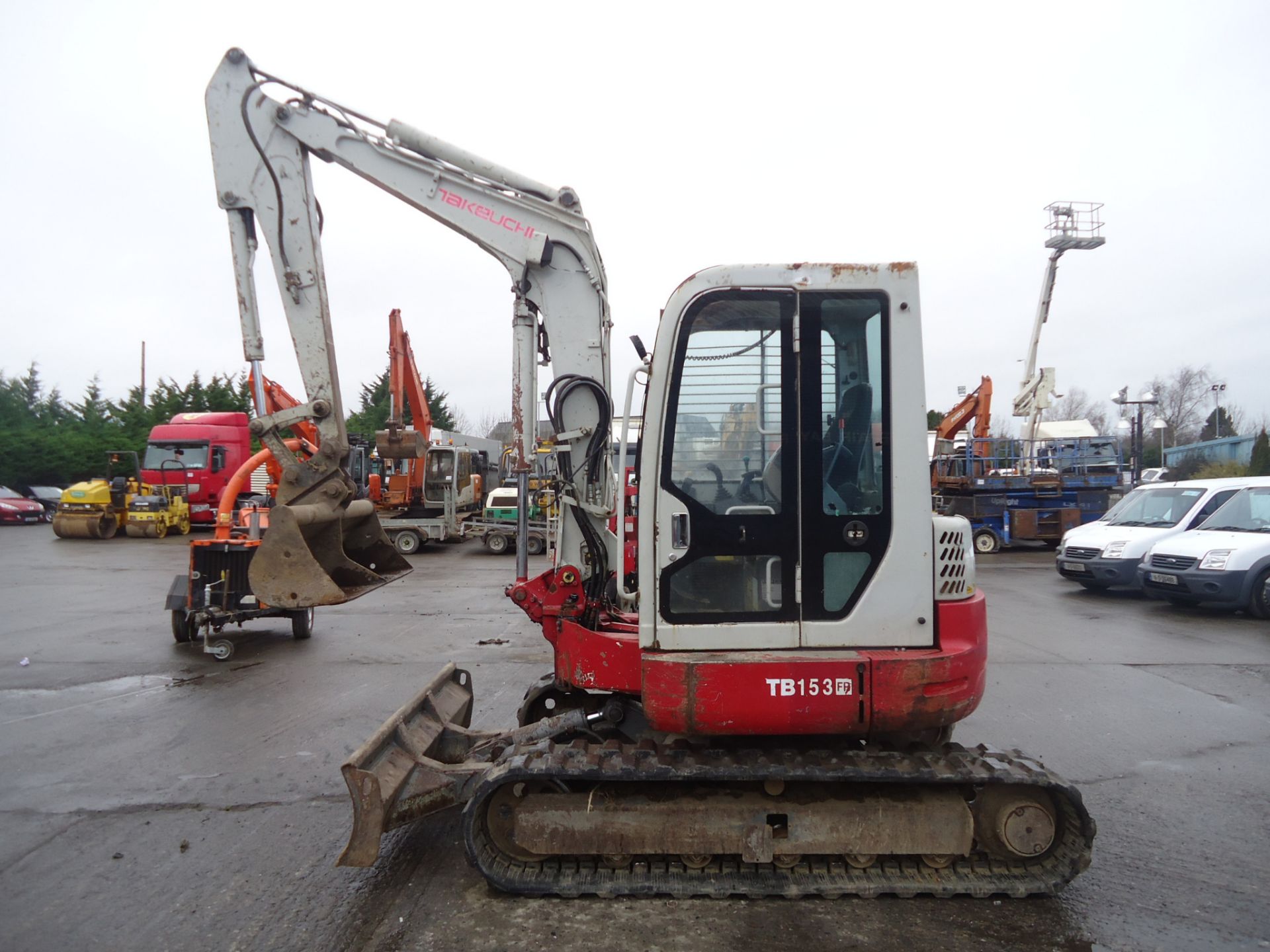 2008 Takeuchi TB153FR Zero Tail Swing Excavator