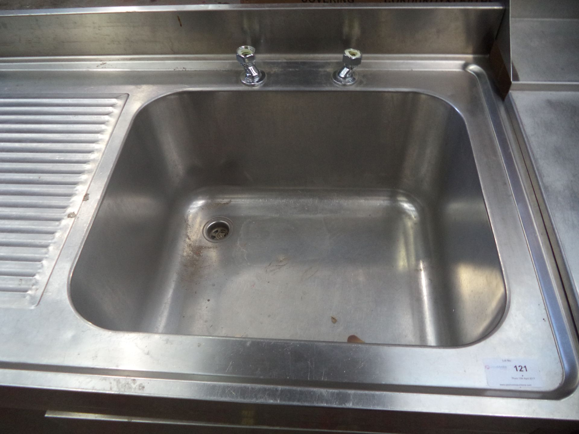 5FT S/S Large Bowl Sink - Image 5 of 5