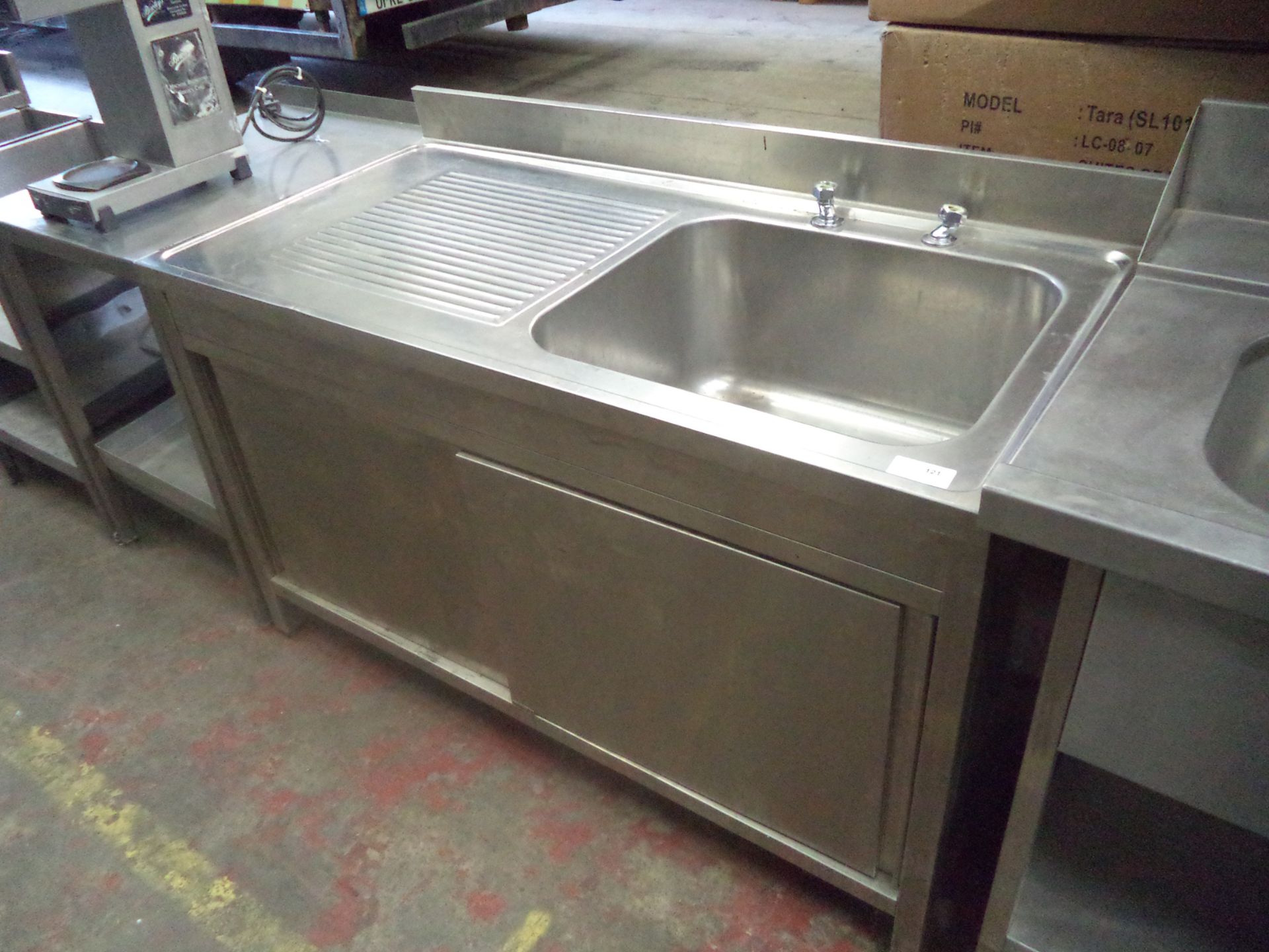 5FT S/S Large Bowl Sink