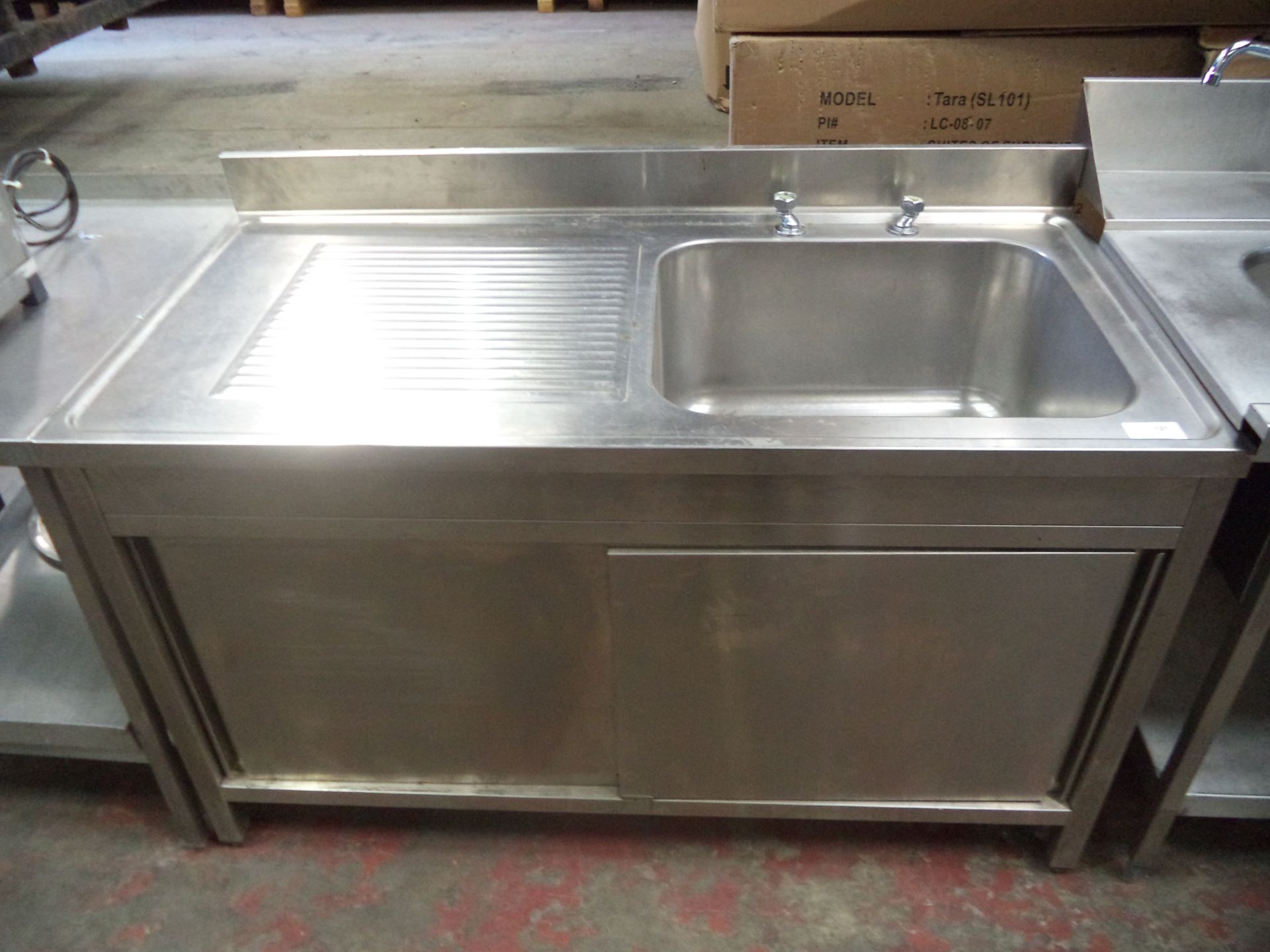 5FT S/S Large Bowl Sink - Image 2 of 5