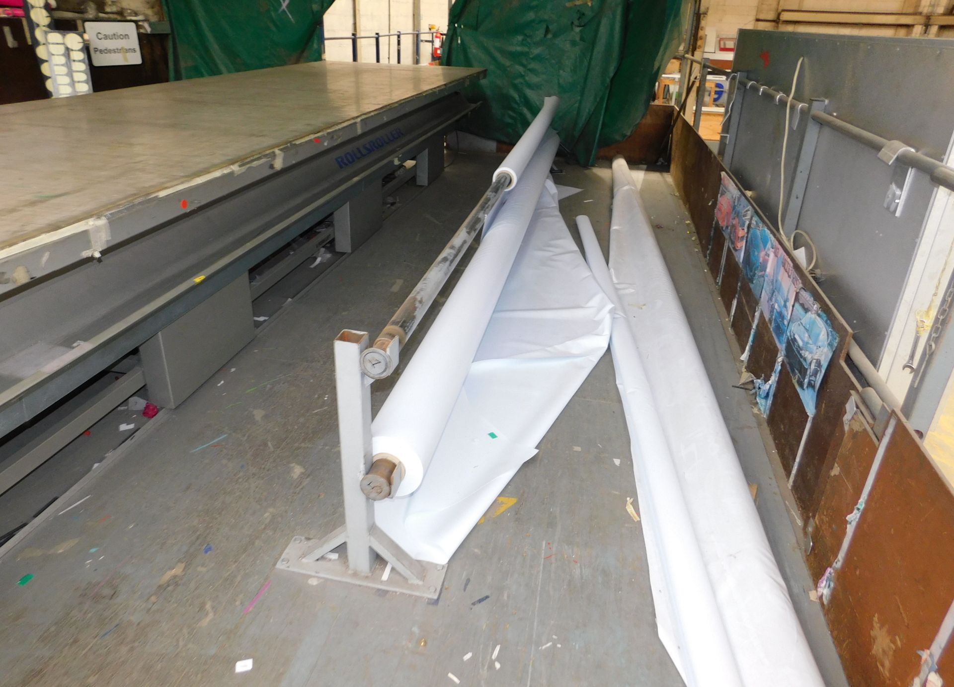 Rollsrolller Flatbed Laminator 10.7m X 1.7m Bed, 1630mm Roll Width with Roll Dispenser (located on - Image 4 of 4