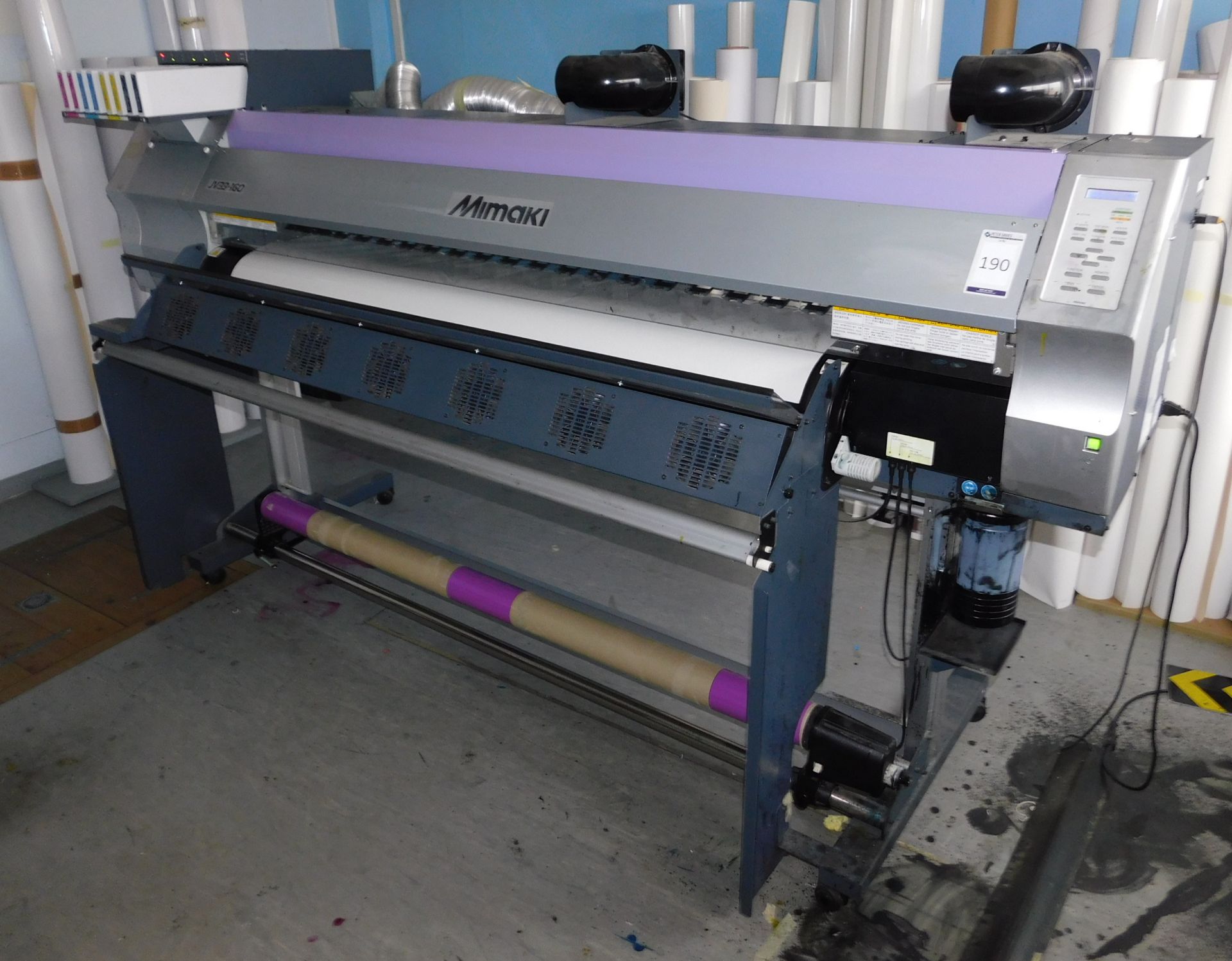 2007 Mimaki Jv33-160 Vinyl Printer, s/n G1711779 with PC & Ink Cartridges - Image 2 of 2