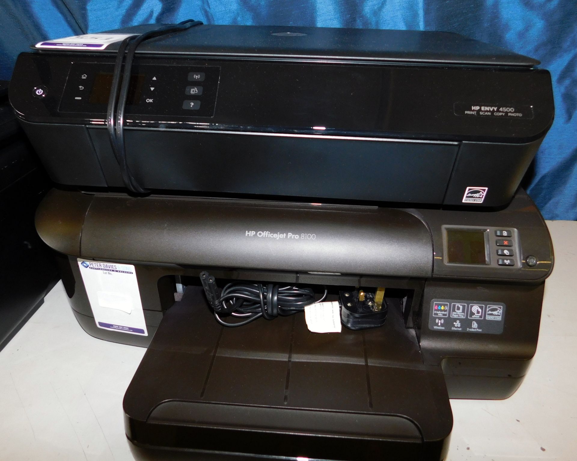 HP Envy 4500 & HP OfficeJet Pro 8100 All-In-One Printers (Located Stockport – Viewing by Appointment