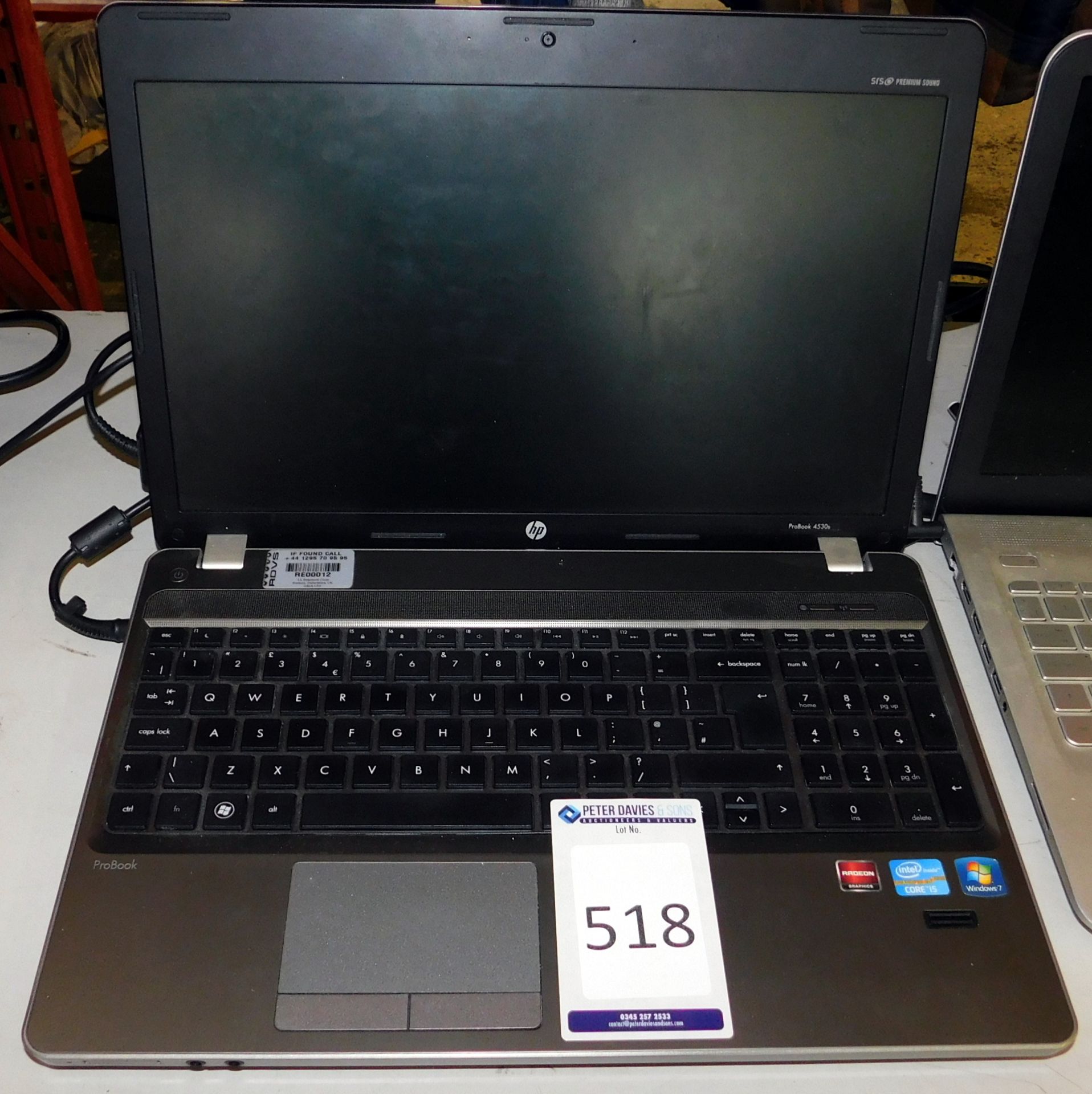 HP Probook 4540s i5 2.3ghz Laptop with 8gb RAM (Located Stockport – Viewing by Appointment &