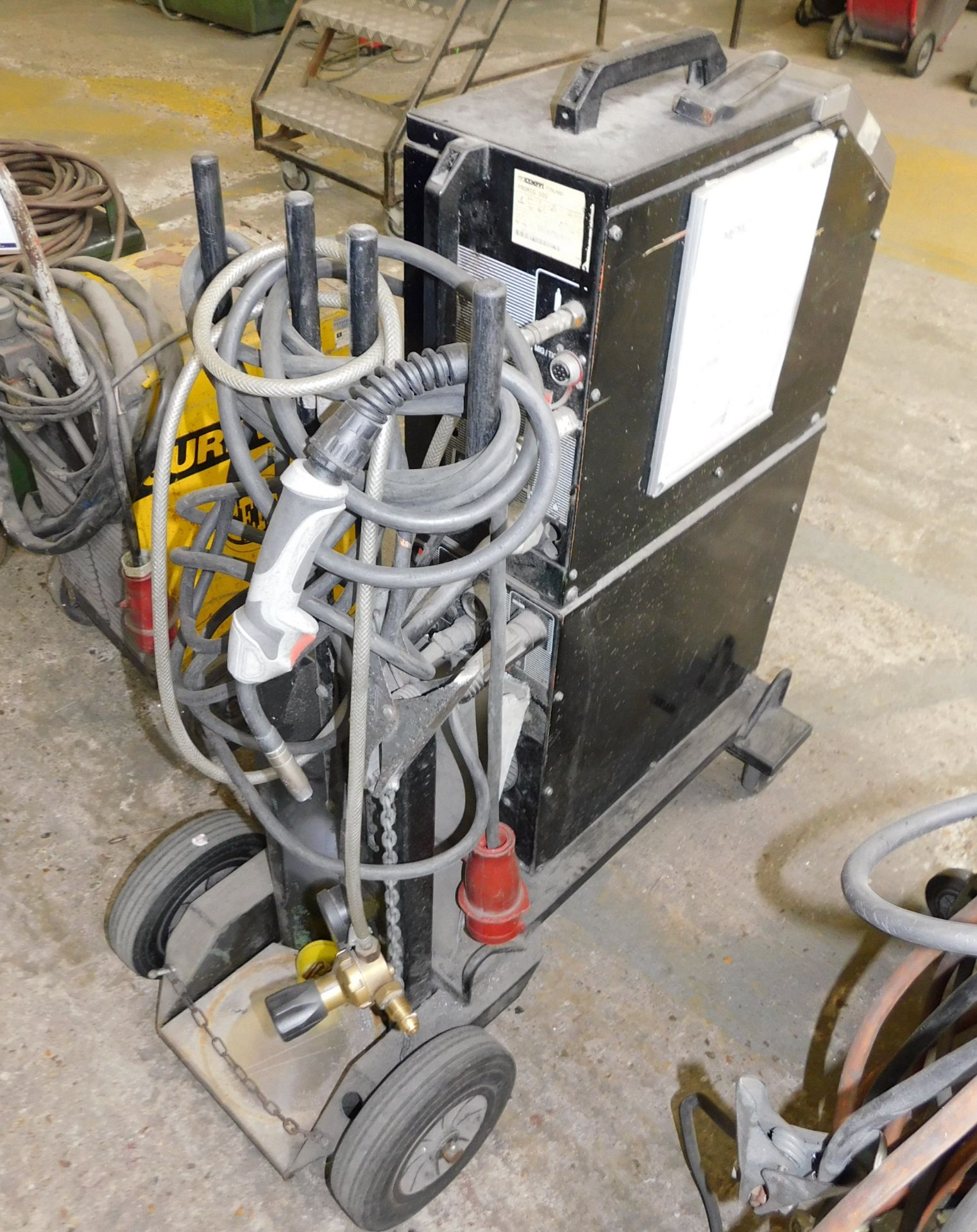 Kemppi MIG 3000 MIG Welder with Kemppi Promig MIG300 Wire Feed Unit, with Torch, Earth Lead & Gauge, - Image 3 of 5