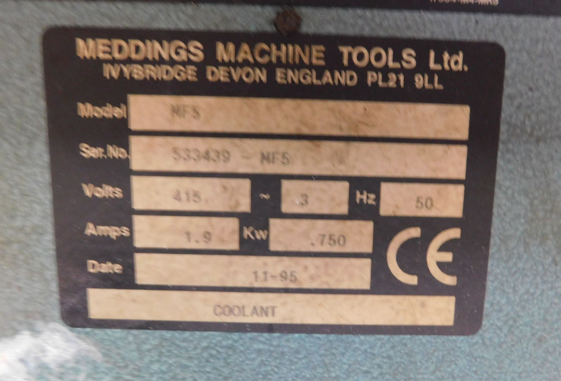 Meddings MF5 Floor Standing Pillar Drill, s/n 533439 (415v) - Image 3 of 3