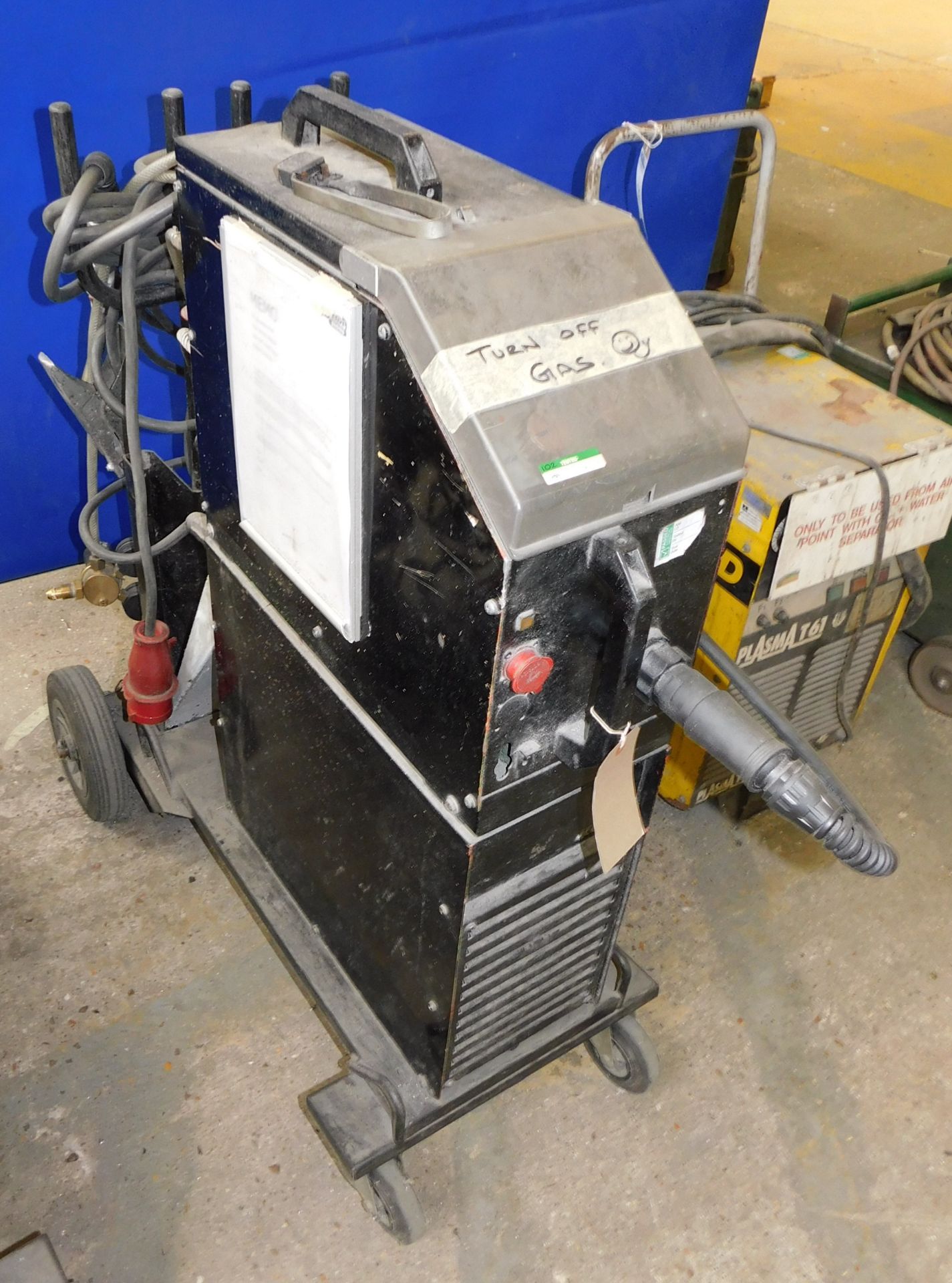 Kemppi MIG 3000 MIG Welder with Kemppi Promig MIG300 Wire Feed Unit, with Torch, Earth Lead & Gauge,