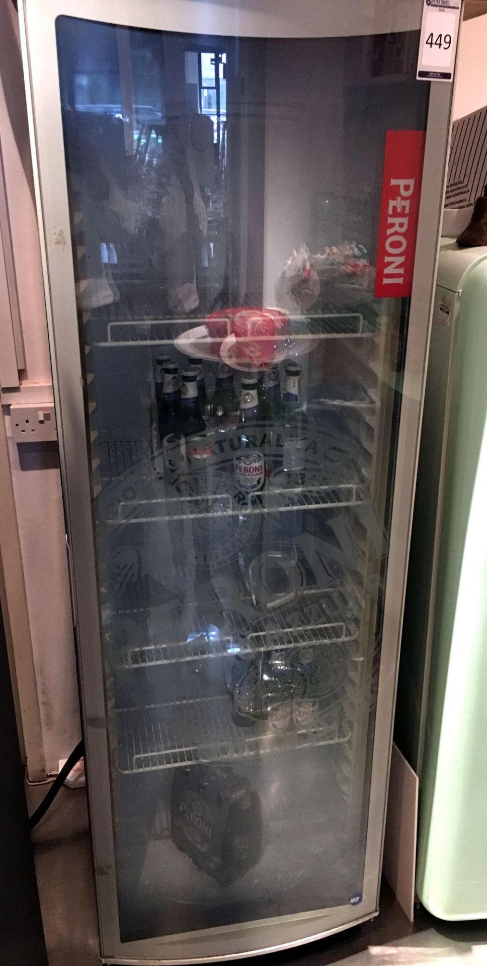 Peroni Branded Upright Bottle Chiller (Located Central London – Viewing Strictly by Appointment Only