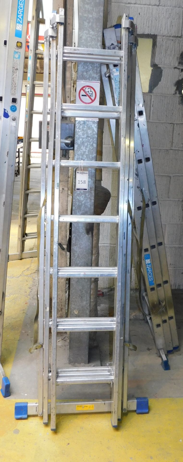 Zarges 21 Rung Aluminium Triple Extension Ladder