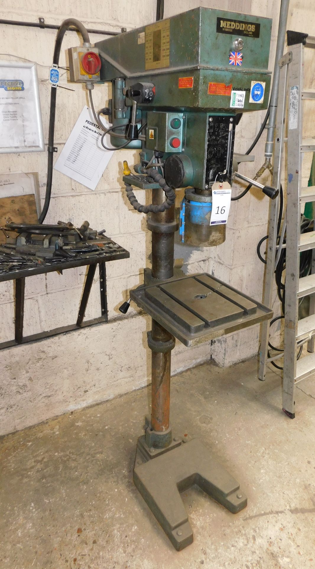 Meddings MF5 Floor Standing Pillar Drill, s/n 533439 (415v) - Image 2 of 3