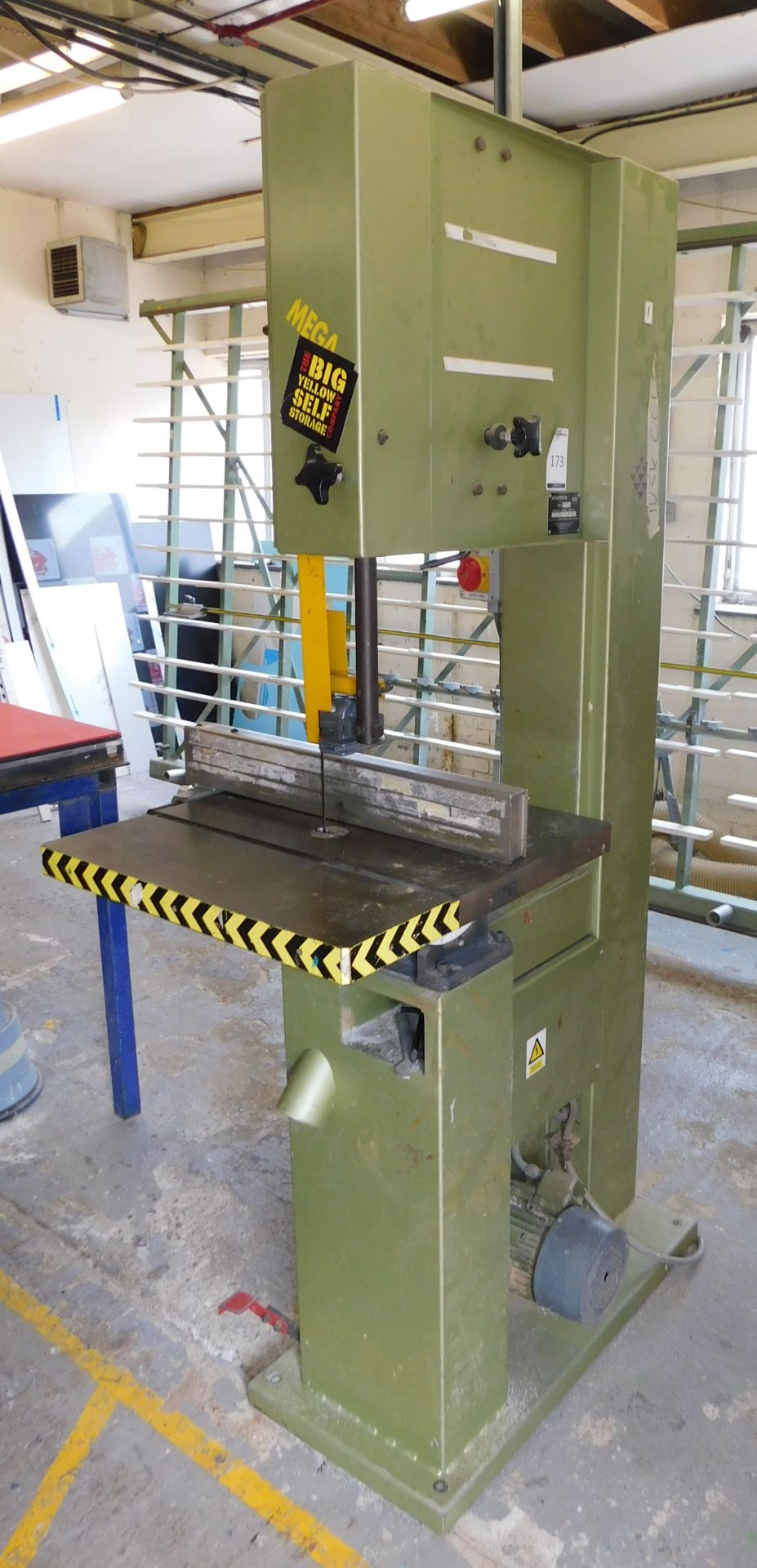 Startrite 502 Vertical Bandsaw, s/n 125126