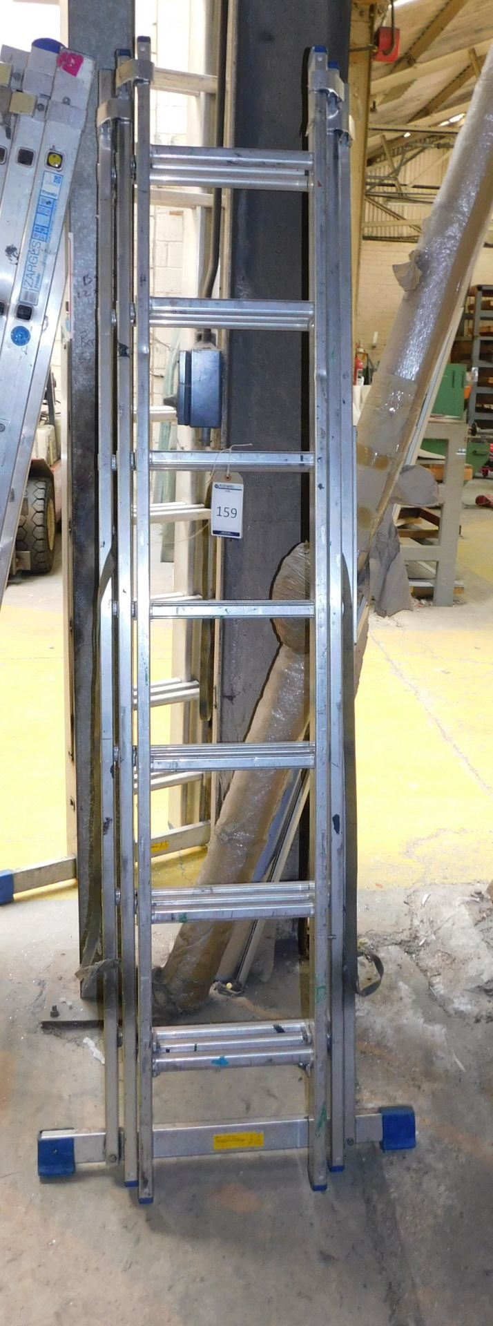 Zarges 21 Rung Aluminium Triple Extension Ladder
