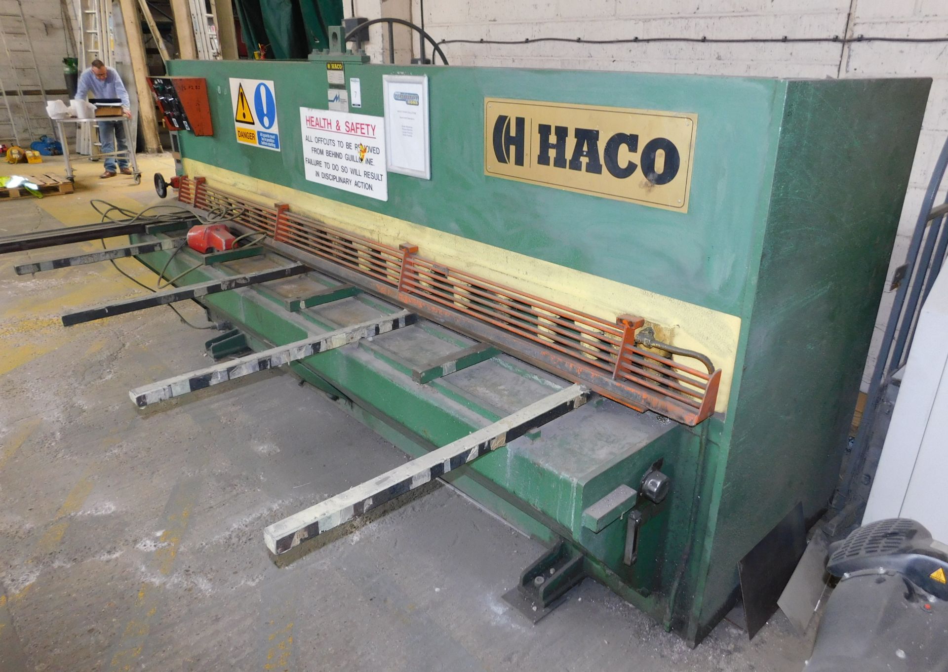 Haco TS306 Hydraulic Guillotine, Capacity 3050mm X 6mm, s/n 801527 - Image 2 of 4
