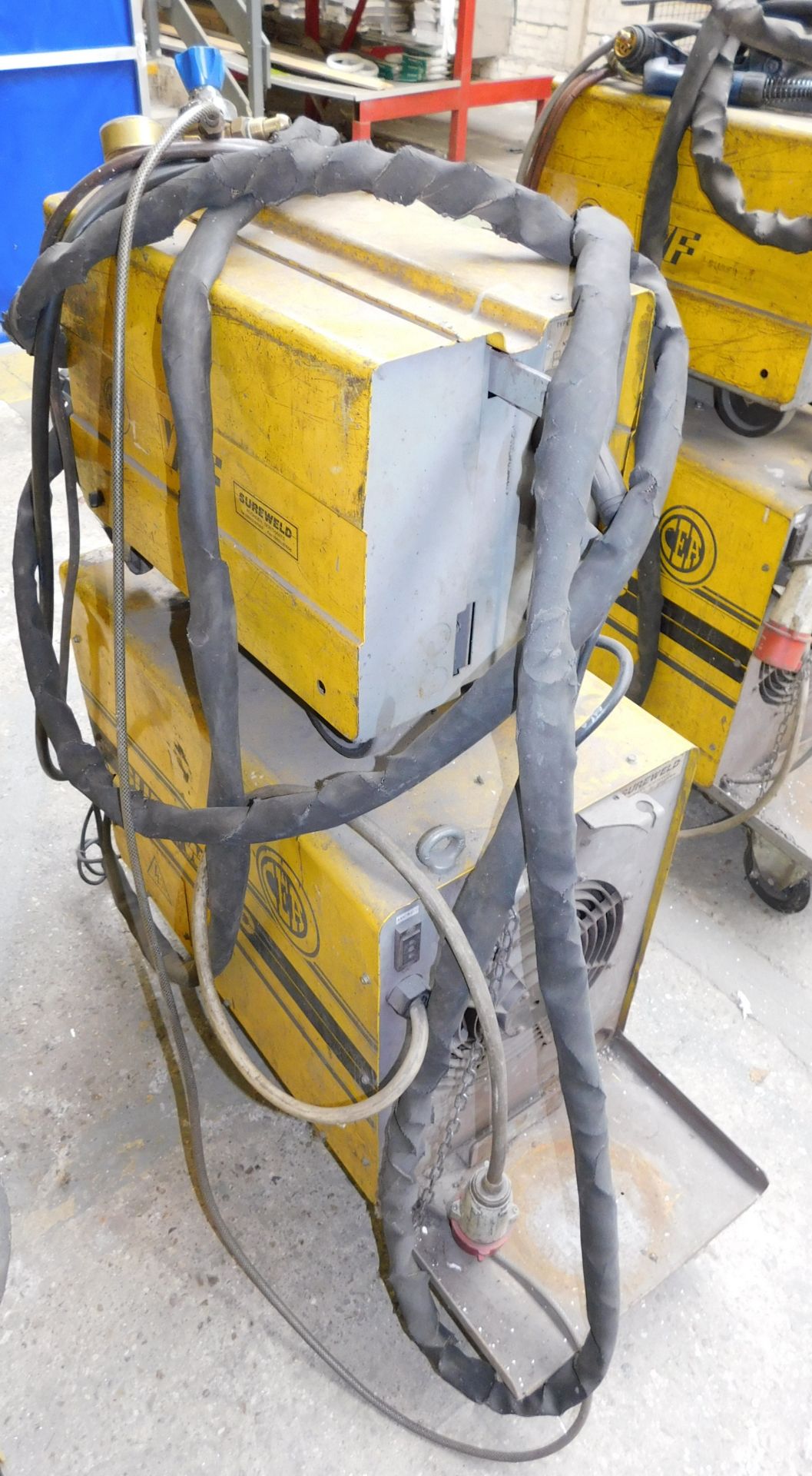 CEA Sureweld MXI 400 MIG Welder with WF80 Electronic Wire Feeder, Torch, Earth Lead & Gauge, s/n - Image 4 of 5