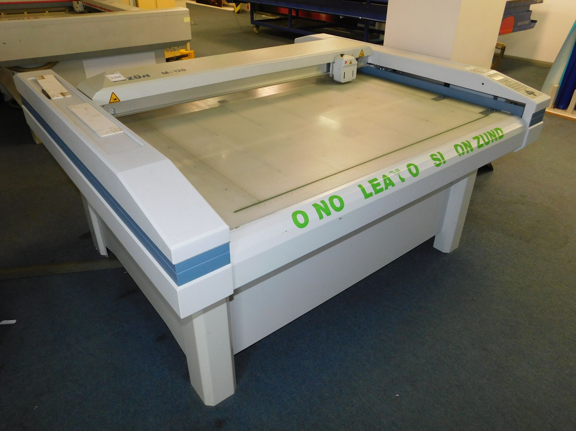 2008 Zund M1200 Vinyl Plotter, s/n M0120687 with PC - Image 2 of 3