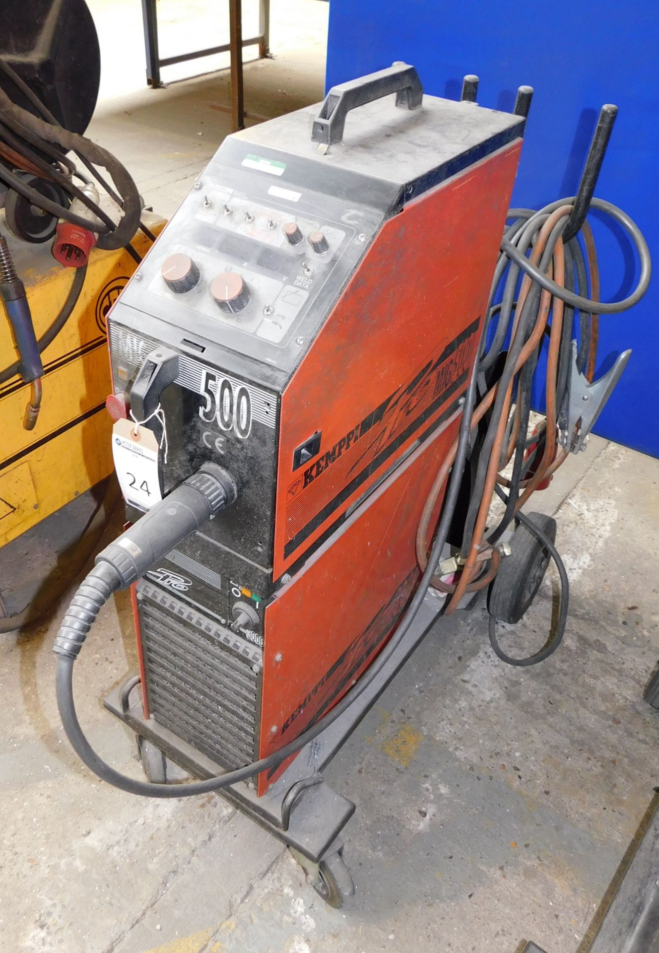 Kemppi MIG 3000 MIG Welder with Kemppi Promig MIG300 Wire Feed Unit, with Torch, Earth Lead & Gauge, - Image 2 of 5