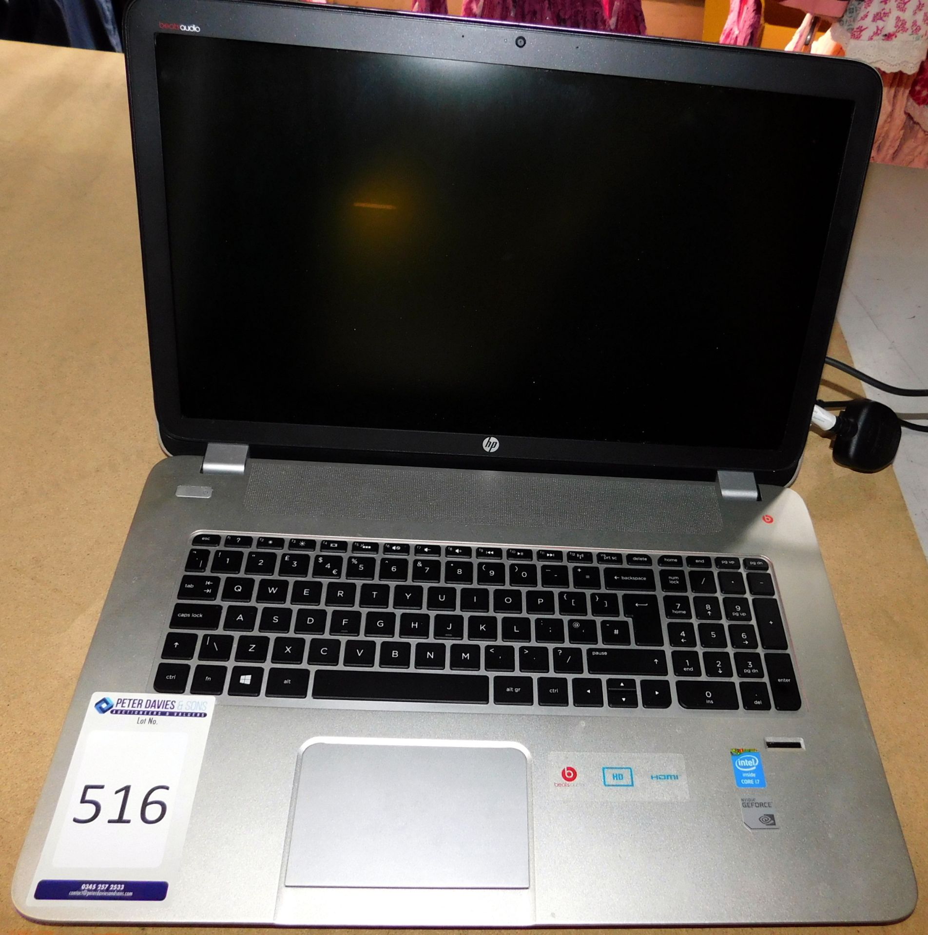 HP Envy i7 2.5ghz Laptop with 12gb RAM, (Located Stockport – Viewing by Appointment & Collection