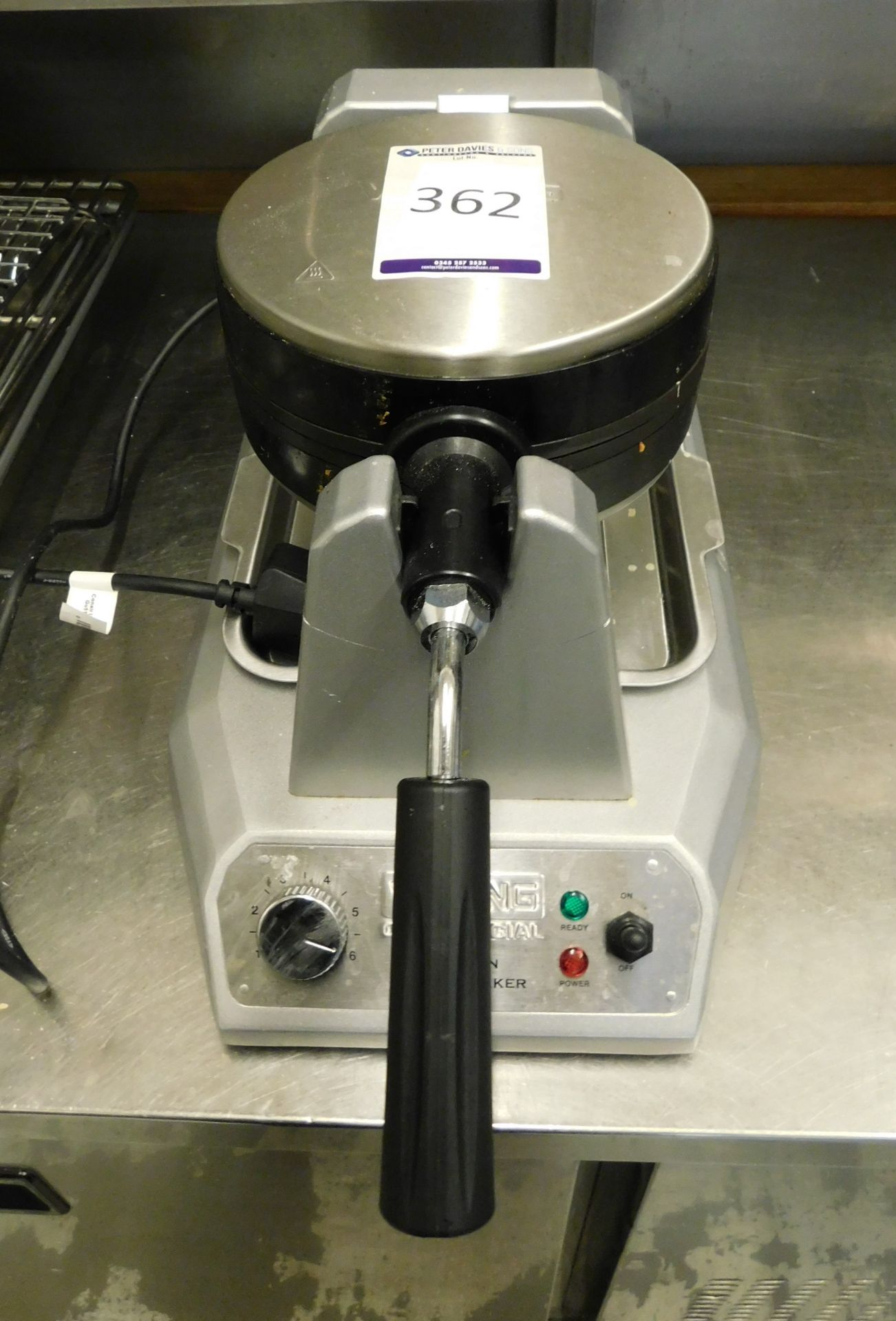 Waring Commercial Belgian Waffle Maker (Located at 155 Farringdon Road, London, EC1R 3AF)