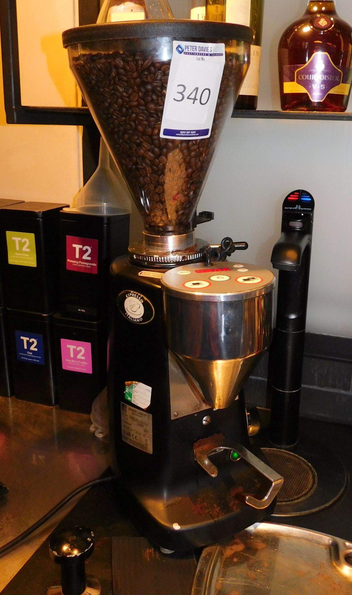 Mazzer Lugi Super Jolly Electronic Coffee Grinder, Serial No: 1318993 (Located at 155 Farringdon