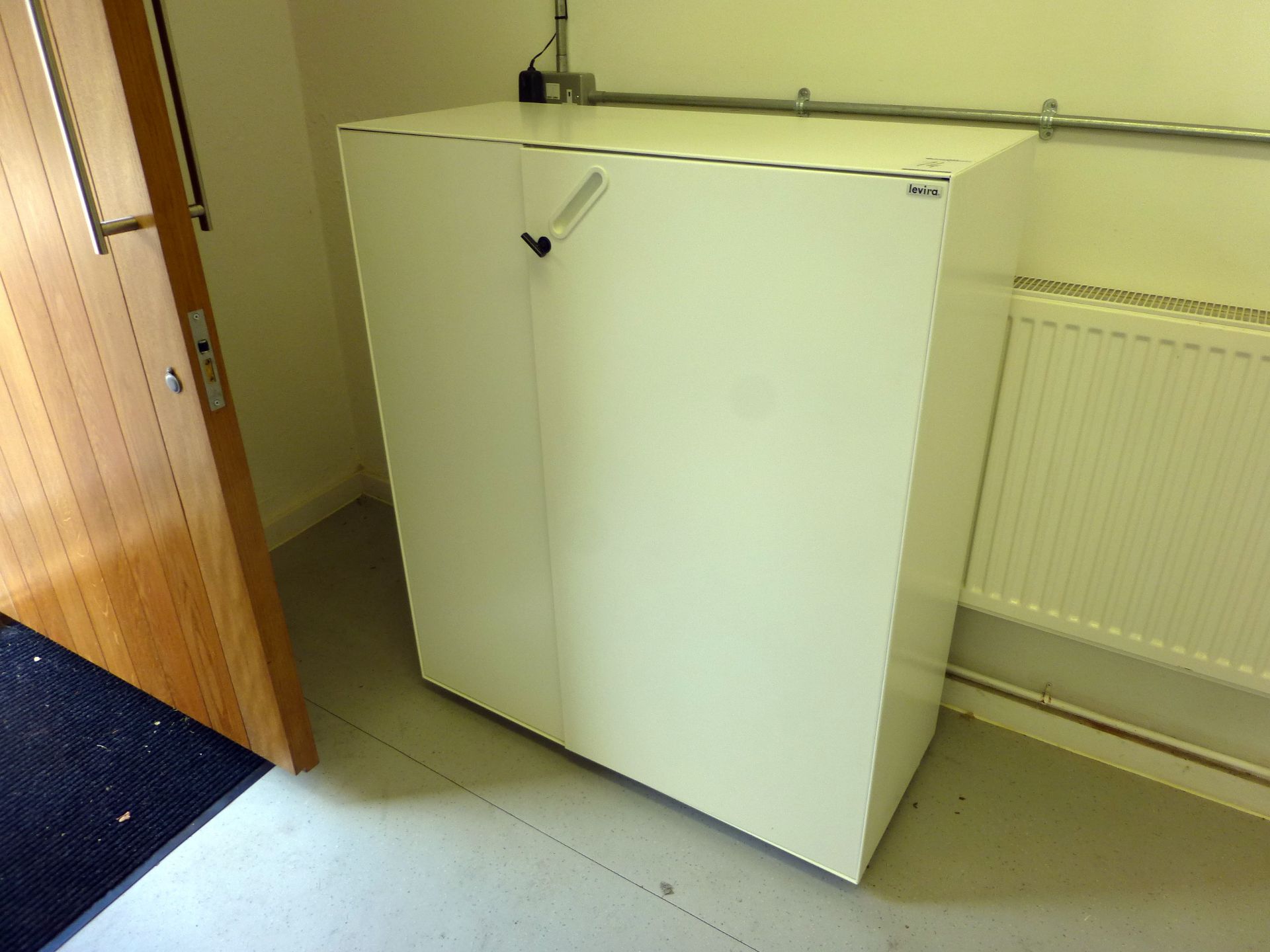 Double Door Cupboard with Key, Levira Steel (1000mm x 480mm x 1180mm) (located at Old Dairy Court,