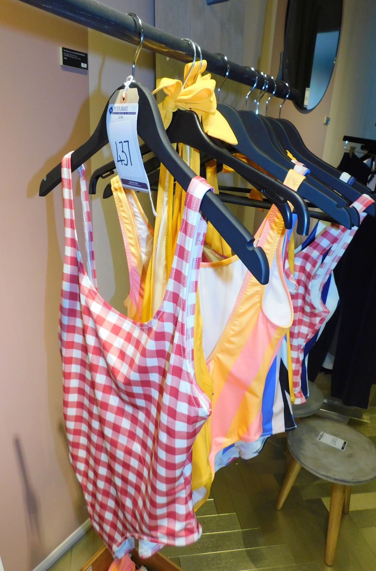 7 Solid & Striped Swimming Costumes (Retail £1,110) (Located at 155 Farringdon Road, London, EC1R