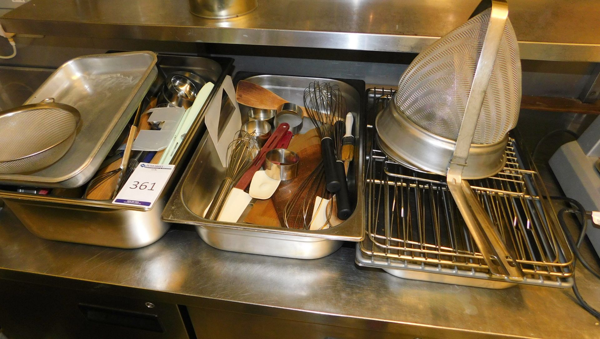 Quantity of Assorted Utensils etc. (Located at 155 Farringdon Road, London, EC1R 3AF)