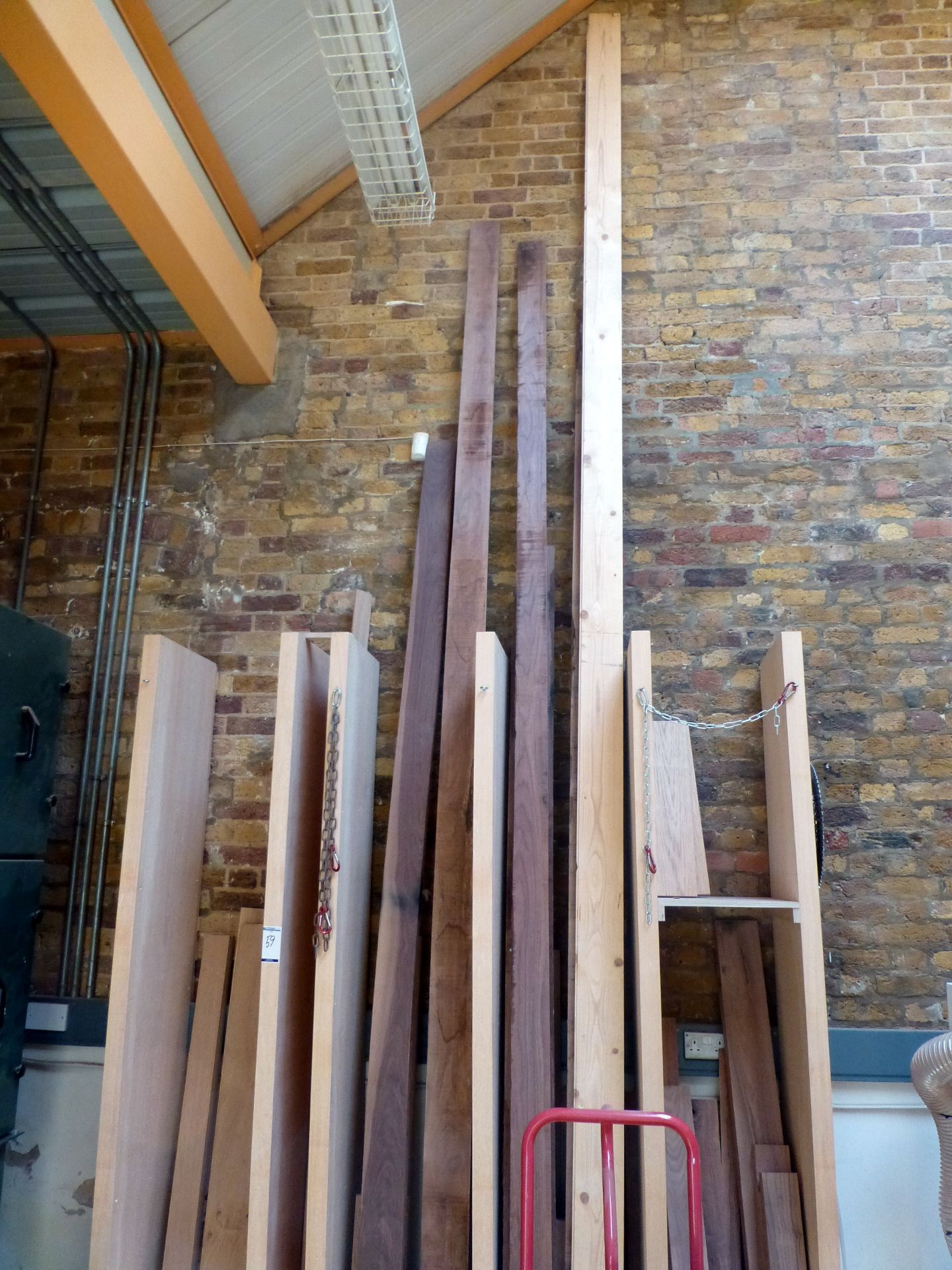 Quantity of Assorted Lengths of Hardwood in 5 Bay Rack (located at Old Dairy Court, 17 Crouch - Image 3 of 3